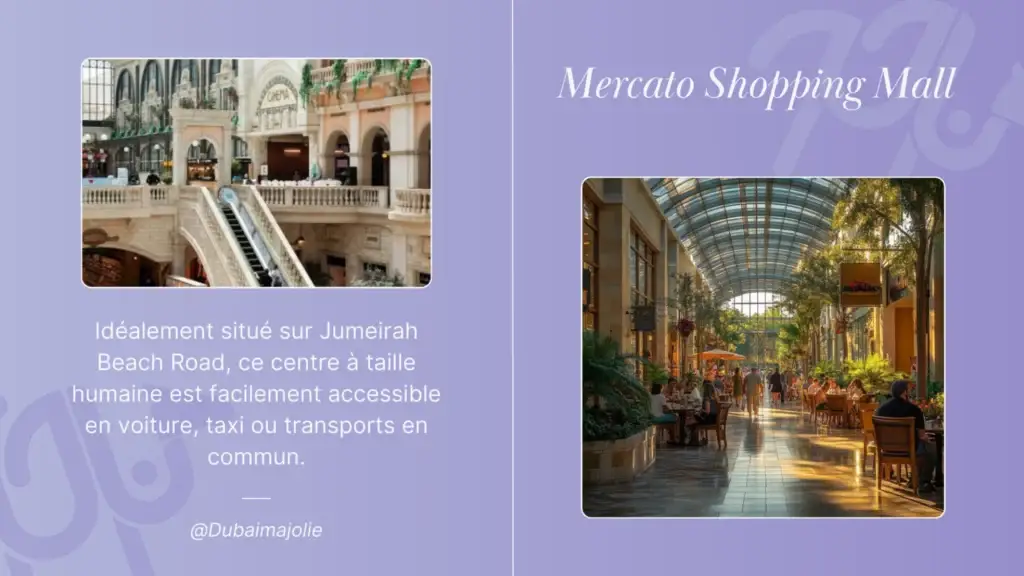 mercato-shopping-mall-dubai-activité