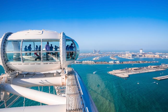 vue depuis la grand roue ain dubai